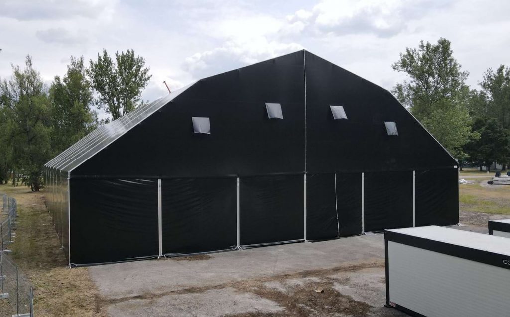 używane hale namiotowe