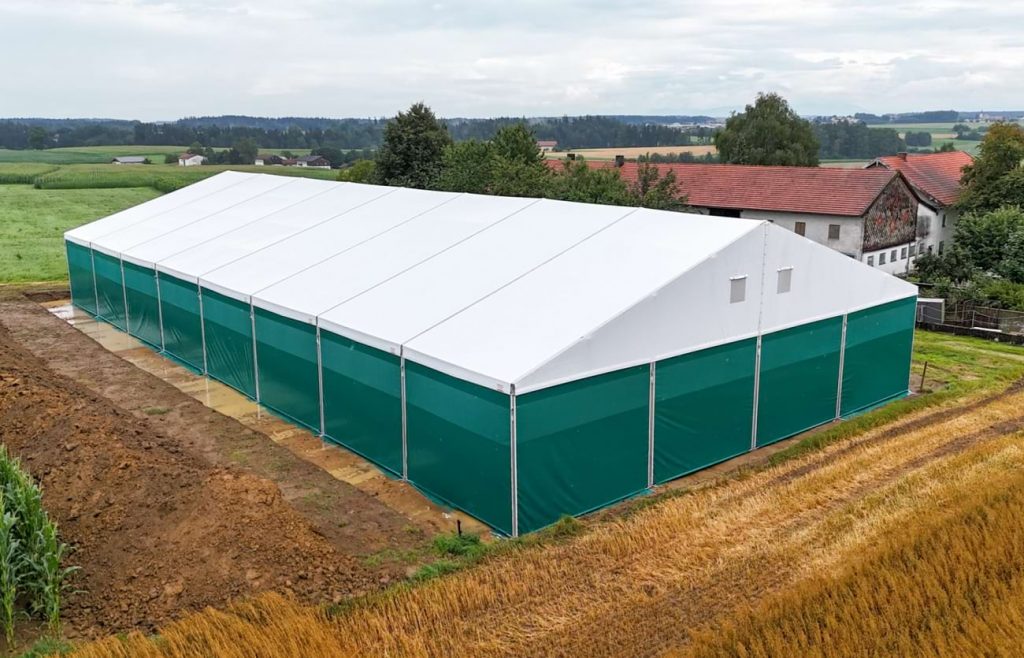 używane hale namiotowe